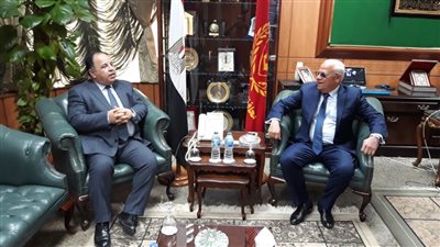 محافظ بورسعيد يستقبل وزير المالية لتفقد منظومة التأمين الشامل