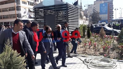 صور| وزير المالية يتفقد المنطقة المحيطة بجمارك بورسعيد
