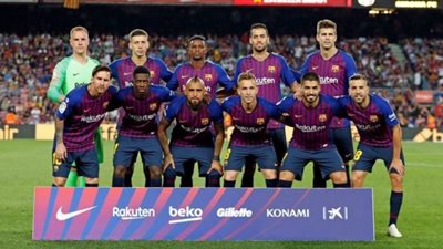 ميسي يقود هجوم برشلونة ضد بلد الوليد 