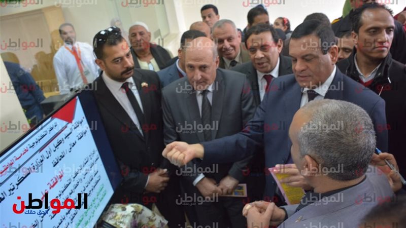 جانب من افتتاح النصب