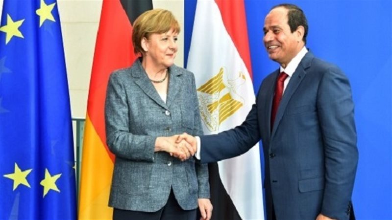 الرئيس السيسي والمستشارة