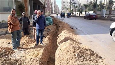 حملة مكبرة لإيقاف أعمال بناء بدون ترخيص بالإسكندرية 