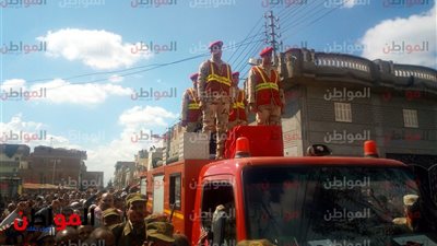 فيديو وصور| جنازة عسكرية لشهيد القوات المسلحة بالبحيرة تتحول إلى مظاهرة شعبية