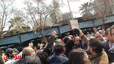 صور.. تشييع جنازة خالد توحيد من مسجد مصطفى محمود بالمهندسين