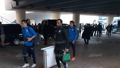 وصول لاعبي الزمالك لملعب الجيش بالسويس لمواجهة طلائع الجيش
