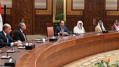 الرئيس السيسي يستعرض جهود مكافحة الإرهاب بـ مؤتمر النيابة العامة 