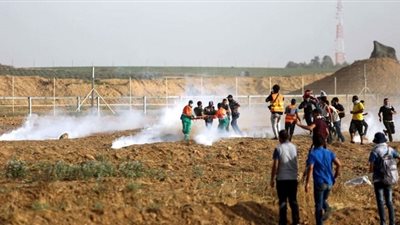  إصابة 30 طالب فلسطينى بسبب اعتداء الاحتلال والمستوطنين