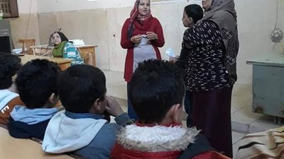 «ترشيد المياه» ندوة بمعهد العدوى النموذجي الإبتدائي ببني سويف 