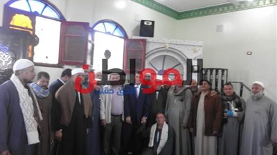 صور| افتتاح أول مسجد بعزبة عرفان بإهناسيا ببني سويف 