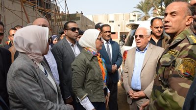 صور| ننشر برنامج وزيرة الصحة خلال زيارتها بورسعيد