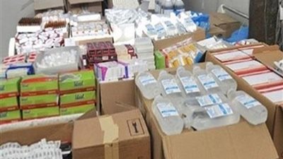 قبل انتشارها بين المواطنين.. التموين تضبط مستلزمات طبية مجهولة المصدر