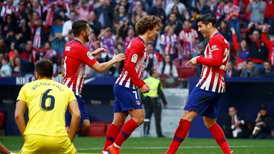 اتلتيكو مدريد يعبر فياريال بثنائية نظيفة بالدوري الإسباني
