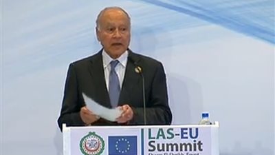 أحمد أبو الغيط يستأذن السيسي للرد بدلاً عنه: لو قعدت مكانه مكنتش قلت كدة