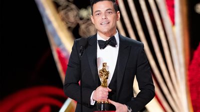 شيري عادل تهنئ رامي مالك بالأوسكار: فعلها 