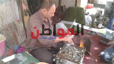 صور| «صناعة الصاج اليدوية» مهنة أوشكت على الاندثار ببني سويف 