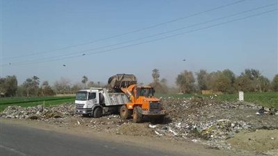 رفع 50 طن قمامة ومخلفات بمركز ببا في بني سويف