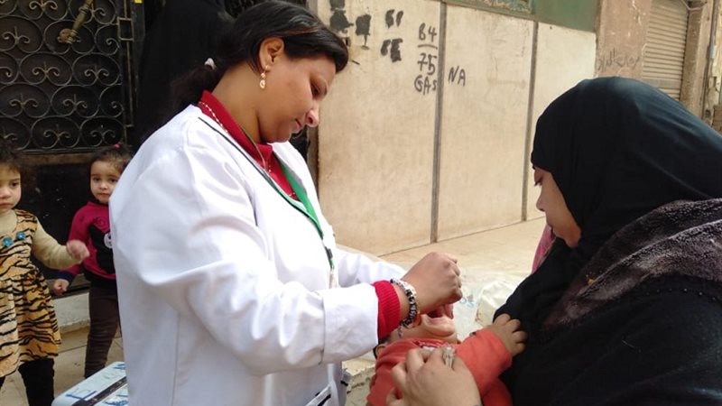 حملة التطعيم ضد شلل