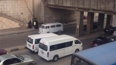 كثافات مرورية في ميدان الجيزة