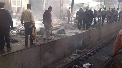 شاهد الصور الأولى لضحايا حريق محطة مصر