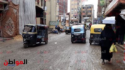 سقوط أمطار خفيفة على مدن ومراكز كفر الشيخ