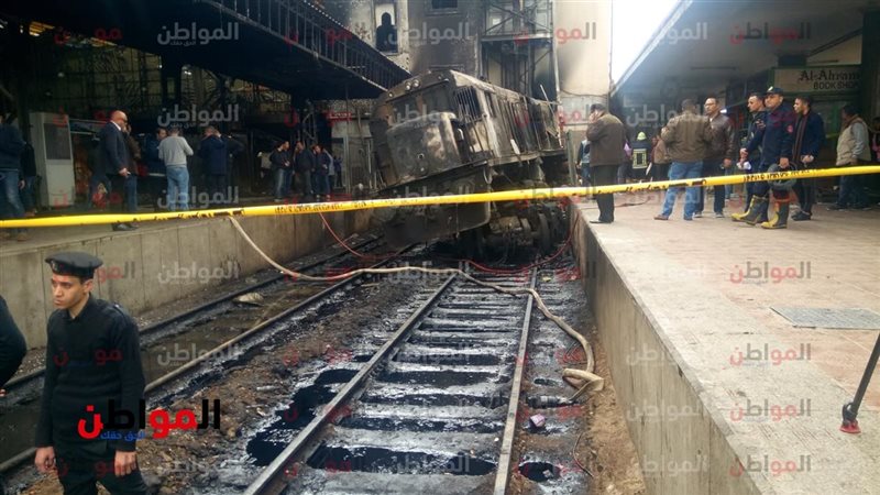 حادث قطار محطة مصر
