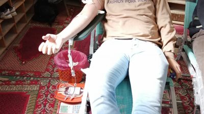 مدينة فوة تشهد حملة للتبرع بالدم  