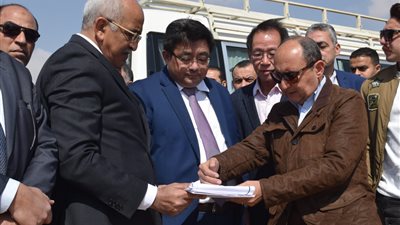 وزير التجارة والصناعة يزور الروبيكي برفقة وفد صيني