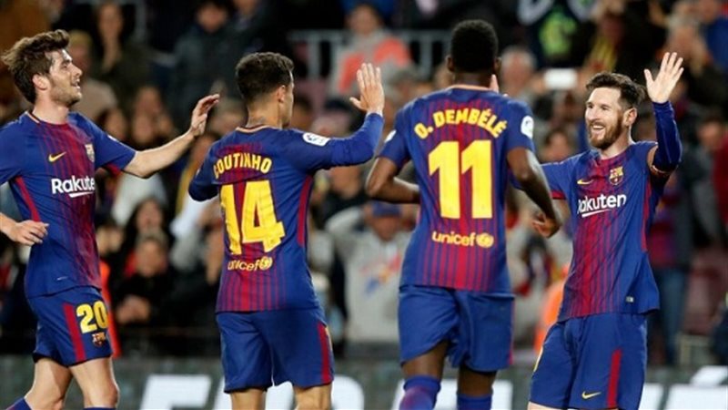 لاعبو برشلونة