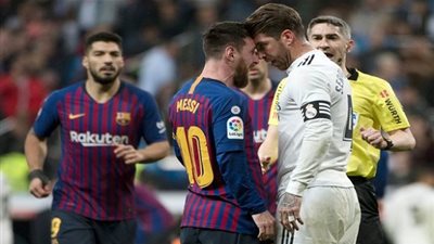 فيديو| احتفال ميسي ورفاقه بالفوز على ريال مدريد في الكلاسيكو 