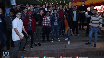 صور| أشرف عبد الباقي يروج لـ 