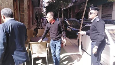 حملات مكبرة لإزالة الإشغالات والتعديات فى وسط الإسكندرية  