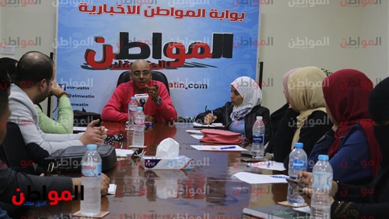 مسعد شاهين مع مراسلي