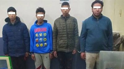 القبض على عصابة سرقة المنازل بالمنوفية 