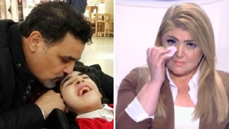 مها أحمد وابنها
