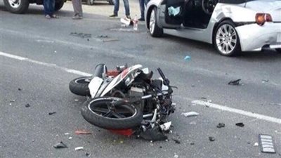 مصرع شخص وإصابة آخر في حادث تصادم باسكندرية الصحراوي