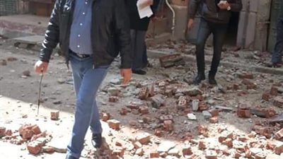 صور| انهيار جزئي لـ عقارين في المنتزه وغرب الإسكندرية 