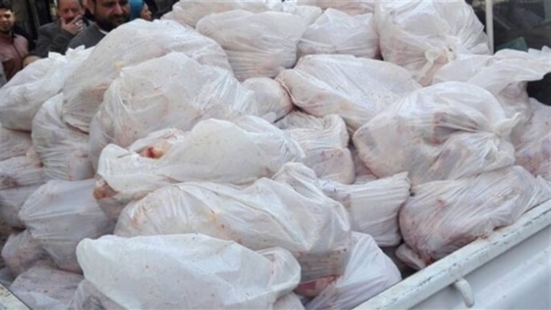 ضبط  دواجن المجمدة