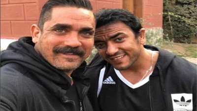 صور| أحمد العوضي وأمير كرارة فى تصوير مسلسل كلبش 3