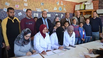 رئيس مدينة بلطيم يتابع مبادرة «السمنة والأنيميا والتقزم» بالمدارس