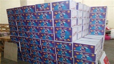 بالصور.. ضبط 8 أطنان «مقرمشات» غير صالحة للاستهلاك بالجيزة