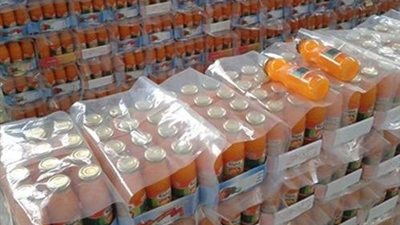 ضبط 3600 زجاجة عصير غير صالحة للاستخدام بالمنيا