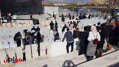 صور| المسرح الروماني يستعد لـ فعالية تسلم مصر رئاسة الاتحاد الإفريقي