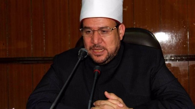وزير الأوقاف عن مذبحة