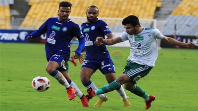 المصري يتعادل مع سموحة في شوط المباراة الأول