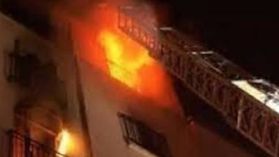 بسبب ثلاجة.. نشوب حريق داخل شقة سكنية بطنطا 
