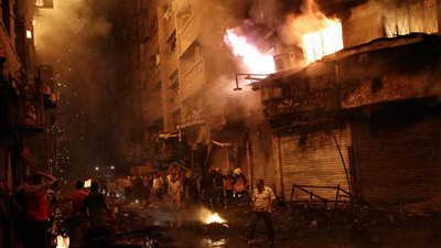 بسبب تكييف..  نشوب حريق داخل شقة في فيصل