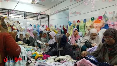 صور| وكيل وزارة التضامن الاجتماعي في أسيوط تفتتح معرض الأسر المنتجة