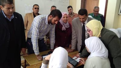 «تعليم كفرالشيخ» تتابع امتحان اللغة العربية للصف الأول الثانوي
