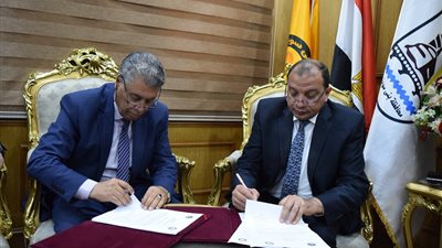 مذكرة تفاهم في مجال التعليم بين جامعة بنغازي وجامعة بني سويف 