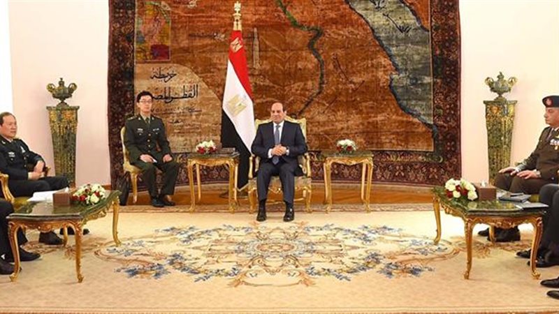 الرئيس السيسي يستقبل